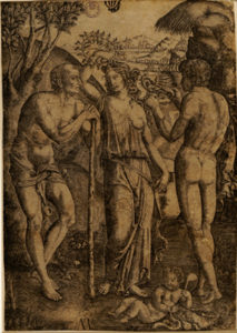 Giovane donna tra due uomini (Allegoria del Tempo)